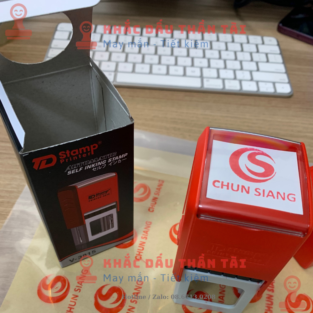 Khắc dấu Logo công ty Chun Siang Việt Nam