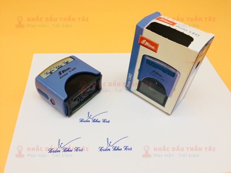 Dịch vụ Khắc con dấu chữ ký bền đẹp