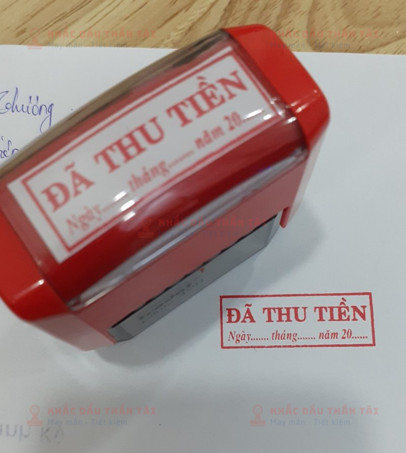 Dịch vụ Khắc con dấu đã thu tiền