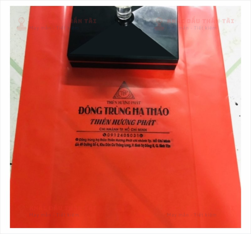 Dịch vụ khắc con dấu đóng trên các loại bao bì