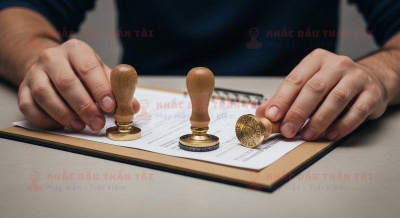 Dịch vụ Khắc con dấu Gỗ đáp ứng các nhu cầu khác nhau