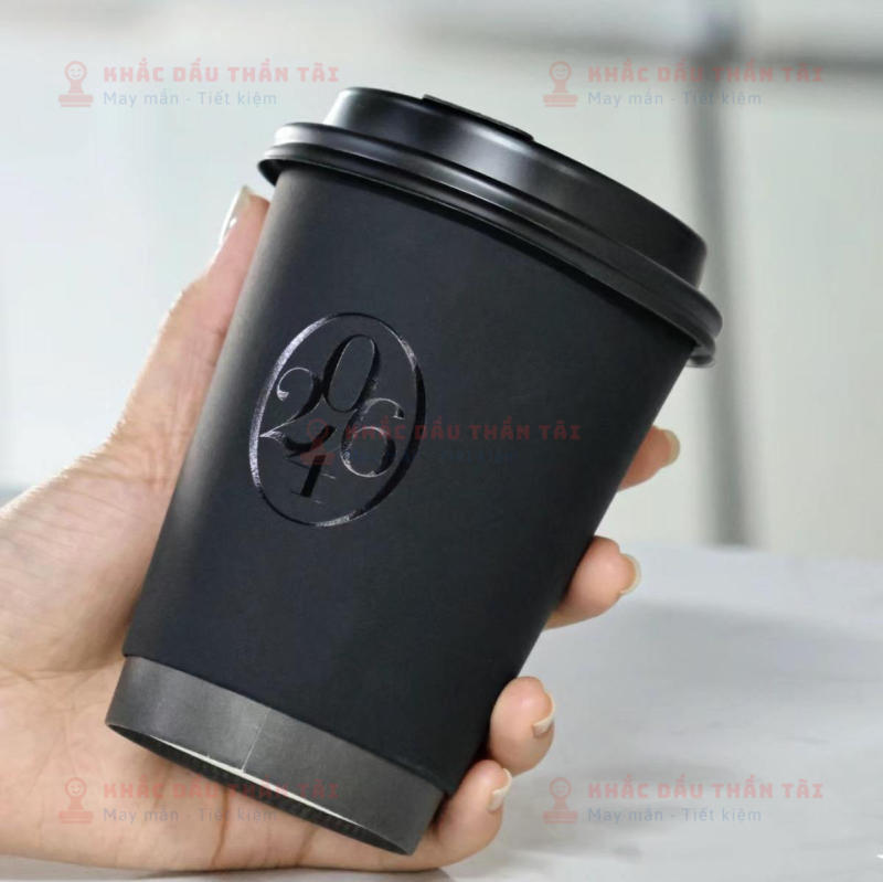 Dịch vụ khắc Con dấu in lên Ly nhựa