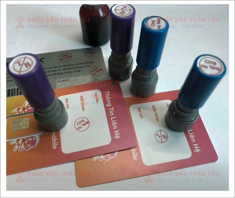 Dịch vụ Khắc con dấu Tích điểm nhanh - bền - đẹp