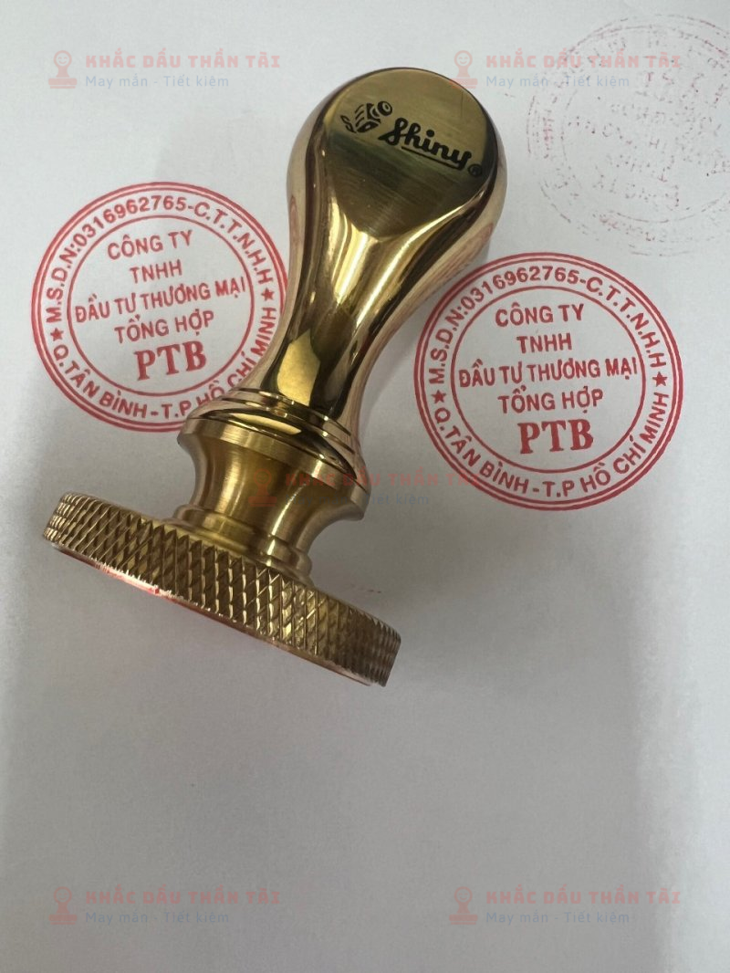 Dịch vụ khắc Dấu kim loại nhan chóng