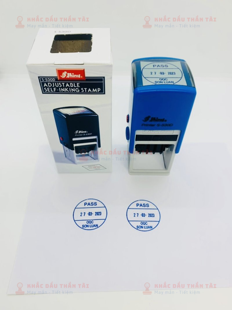 Dịch vụ khắc Mẫu dấu ngày tháng năm