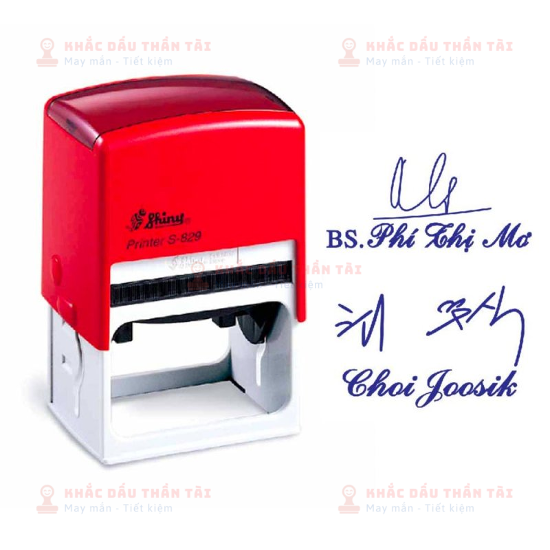 Khắc con dấu chữ ký Phi Thị Mơ