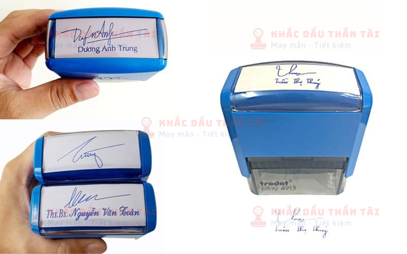 Khắc con dấu chữ kỹ Trần Thị Thuý
