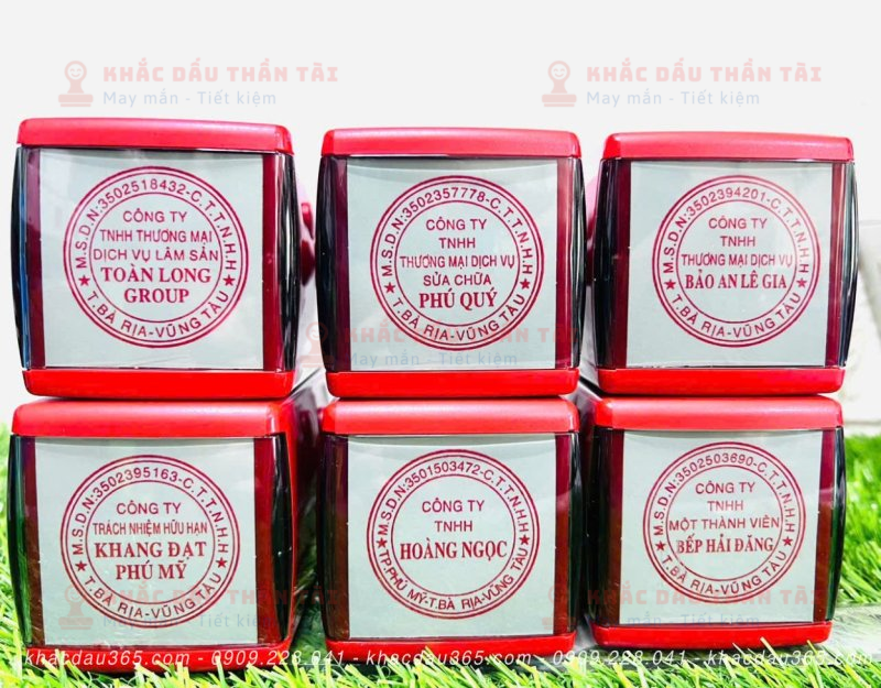 Tham khảo các mẫu con dấu công ty đẹp