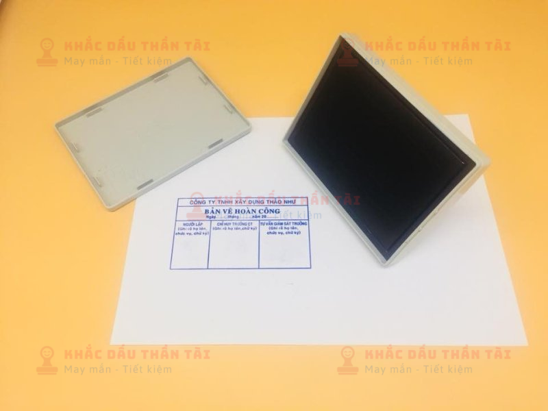 Khắc Dấu Hoàn công liền mực Công Ty TNHH Xây Dựng Thảo Như