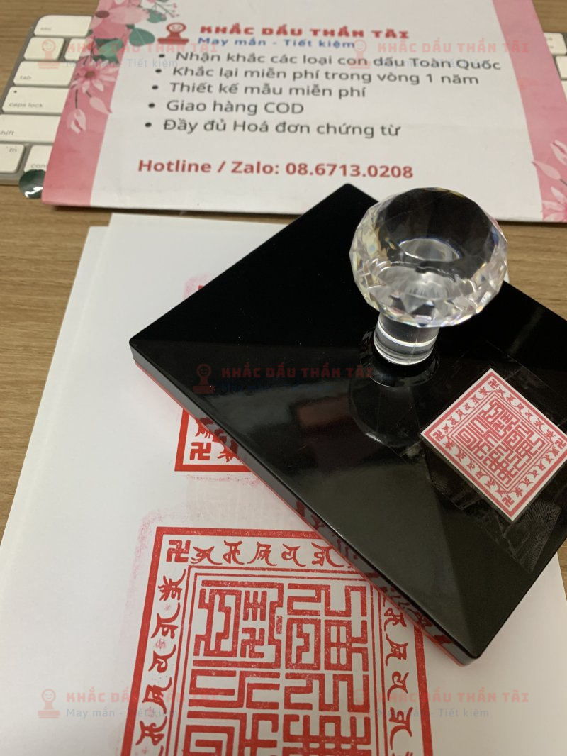 Khắc con dấu Ấn Tam Bảo bằng công nghệ Khắc Dấu Flash chuyên nghiệp