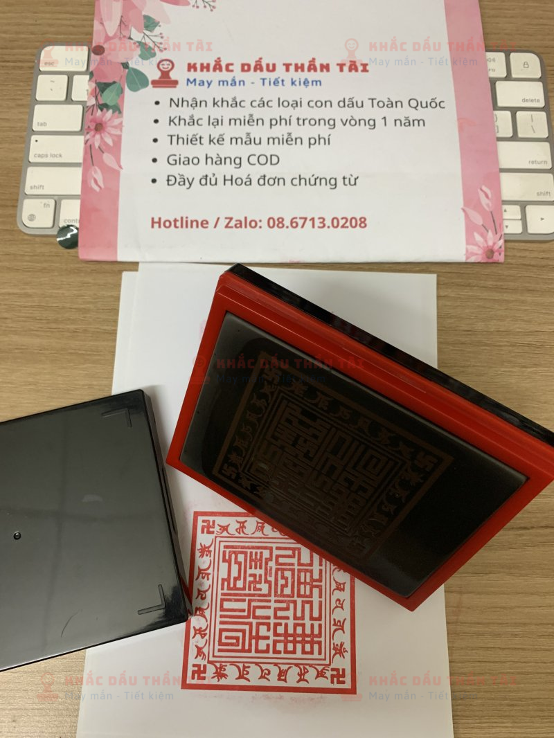 Khắc con dấu Ấn Tam Bảo bằng công nghệ Khắc Dấu Flash chuyên nghiệp