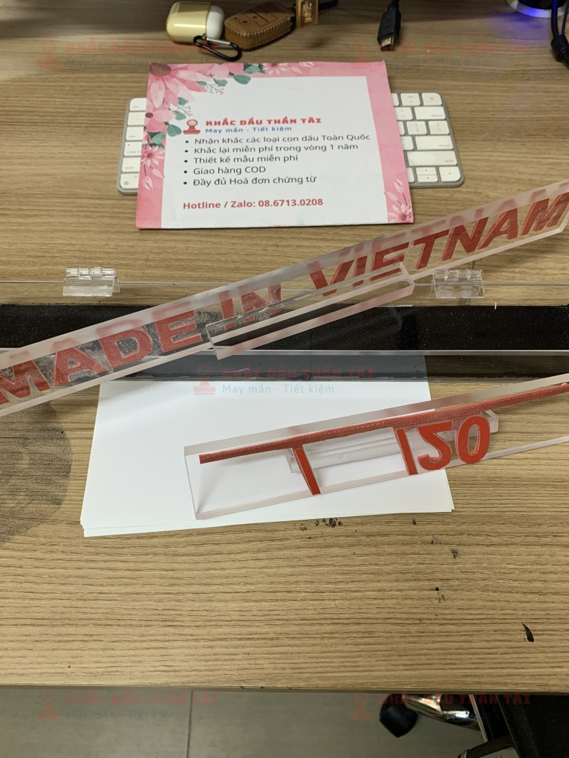 Thiết kế con dấu kích thước lớn chuyên đóng thùng carton – Trung Tâm Khắc Dấu Thần Tài