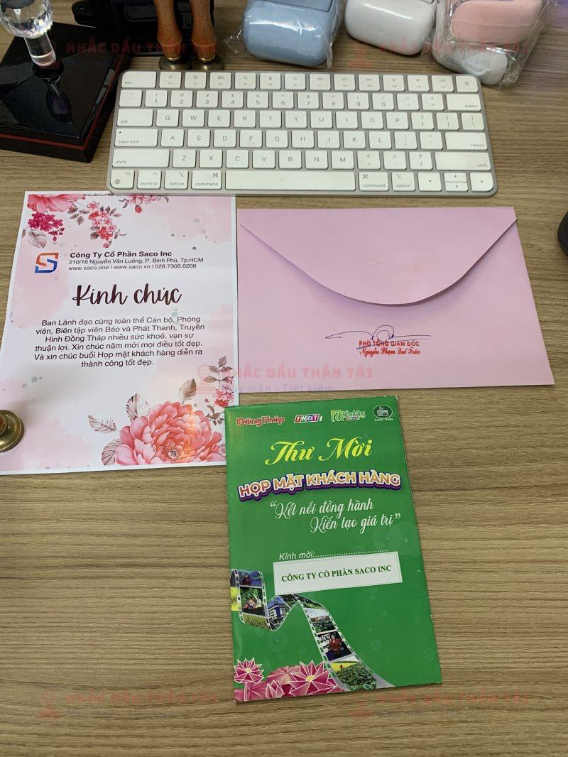 Khắc Con Dấu Sáp Cho Thư Cảm Ơn Sang Trọng Và Tinh Tế - Trung Tâm Khắc Dấu Thần Tài