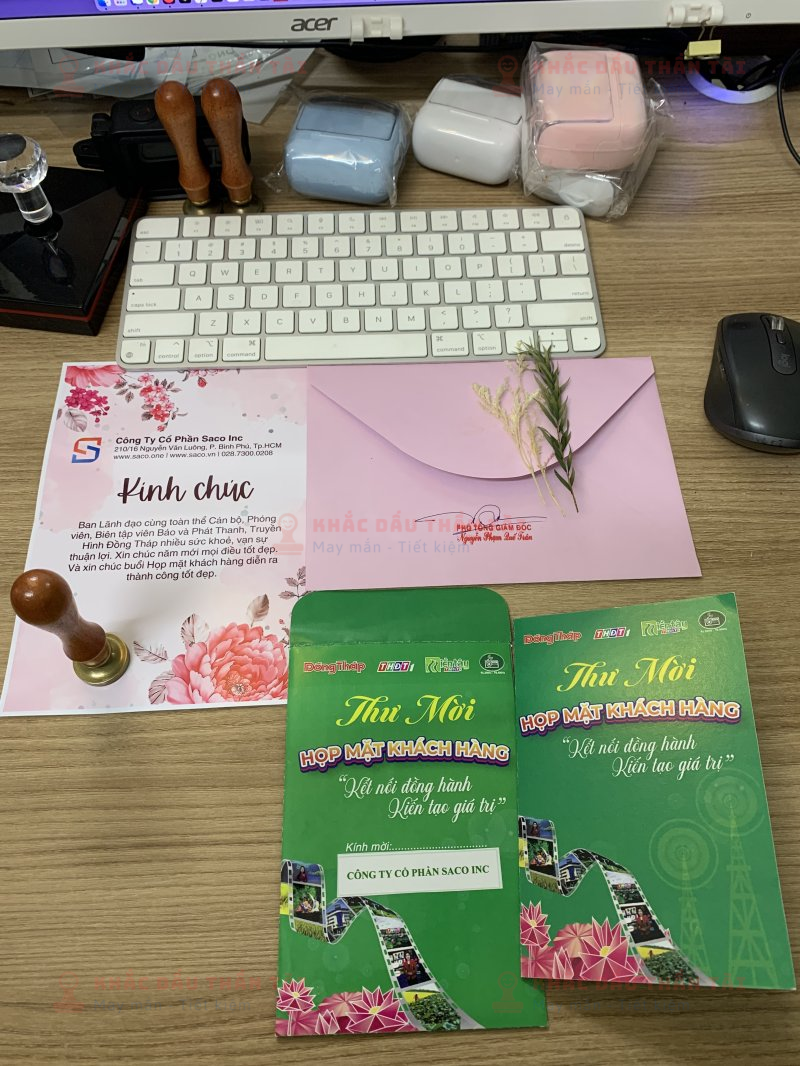 Khắc Con Dấu Sáp Cho Thư Cảm Ơn Sang Trọng Và Tinh Tế - Trung Tâm Khắc Dấu Thần Tài