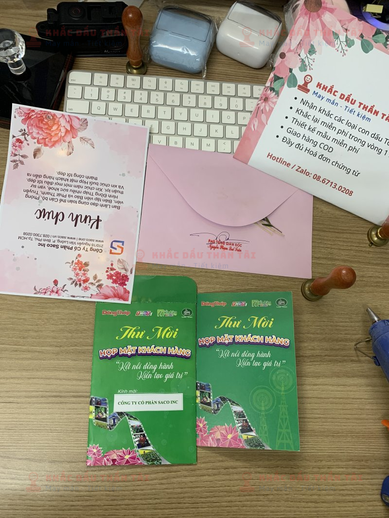 Khắc Con Dấu Sáp Cho Thư Cảm Ơn Sang Trọng Và Tinh Tế - Trung Tâm Khắc Dấu Thần Tài