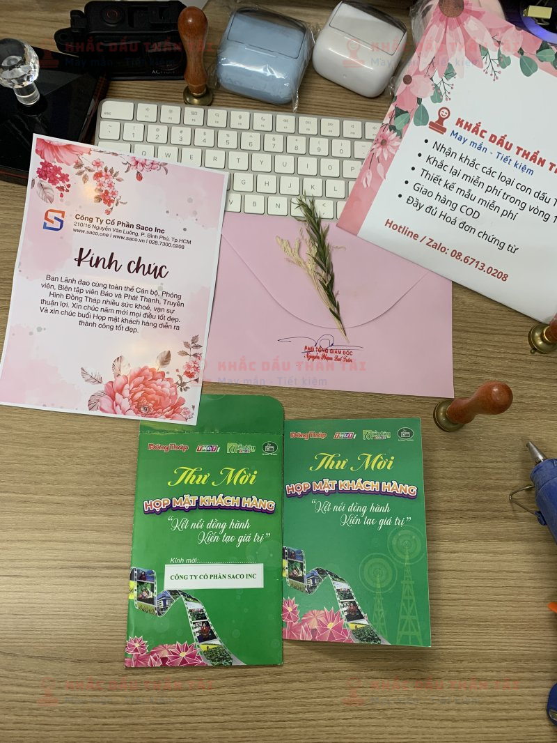 Khắc Con Dấu Sáp Cho Thư Cảm Ơn Sang Trọng Và Tinh Tế - Trung Tâm Khắc Dấu Thần Tài