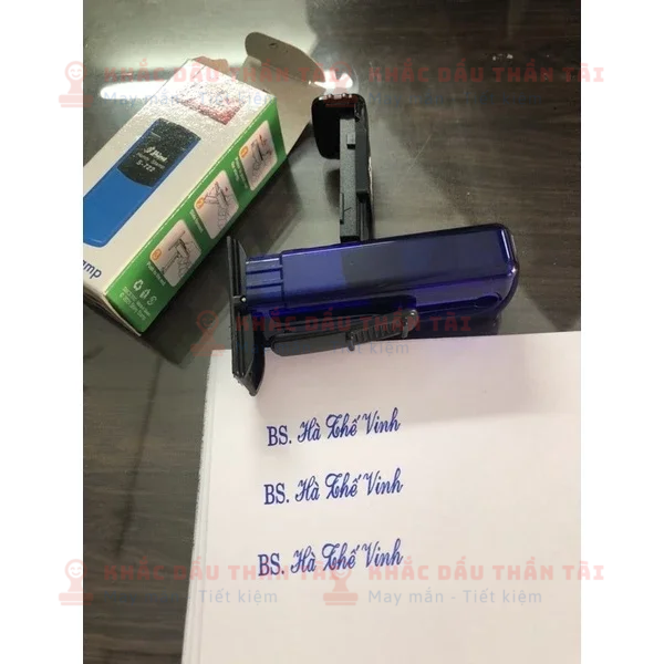 Khắc con dấu USB bỏ túi Chức danh Bác Sĩ Hà Thế Vinh