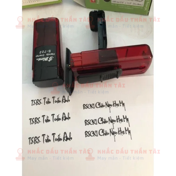 Khắc con dấu USB bỏ túi Chức danh Thạc Sĩ Bác Sĩ Trần Tuấn Anh