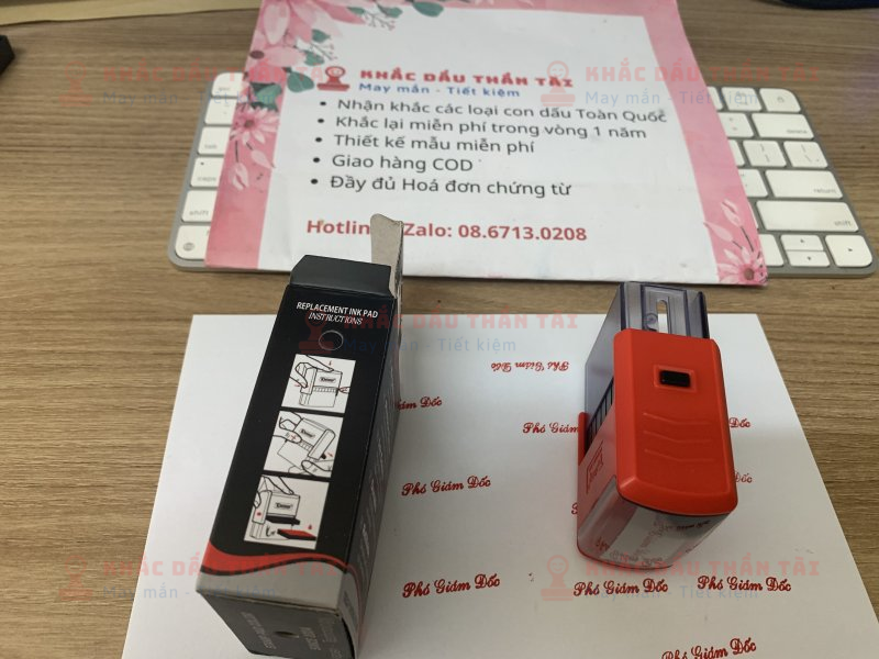Khắc con dấu Chức danh Phó Giám Đốc