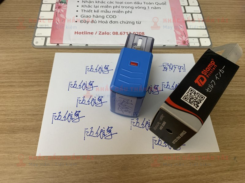 Khắc con dấu chữ ký Nguyễn Anh Lân