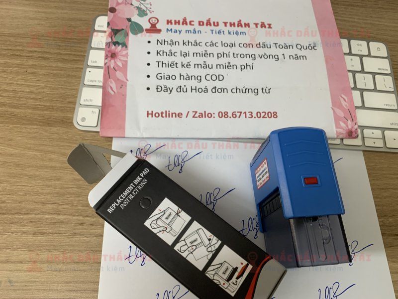 Khắc con dấu chữ ký Trần Thị Lý