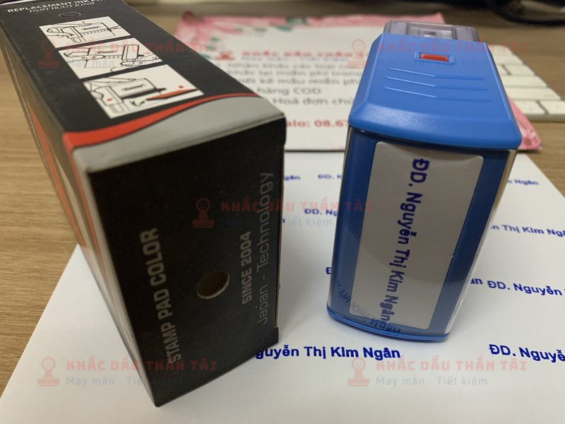 Khắc con dấu Chức danh Điều Dưỡng Nguyễn Thị Kim Ngân