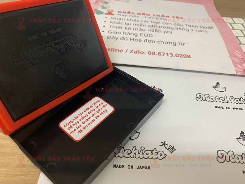 Khắc con dấu Triện Flash Matchito theo yêu cầu