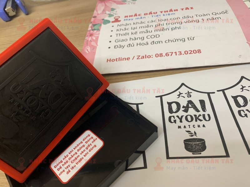 Khắc con dấu Triện Flash theo yêu cầu - Dai_Gyoku